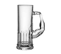 Bar commercial simple, exquis et durable, grande capacité, verre épais pratique avec poignée - 20ème Hercules Cup 610 ml.