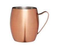 Barcraft 370 ml Luxe Lounge Tasse Mule Moscou en Acier Inoxydable à Double Paroi, Cuivre