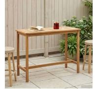 Bar de jardin - desserte de jardin Vidaxl Table de bar Naturel 150 x 75 x 105 cm Bois de teck massif