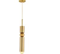 Bar de Restaurant de Luxe léger Petit Long Tube Or Acrylique Pendentif léger e26 Salle à Manger des lumières suspendues plafonnier Chambre à Coucher Moderne Les Lampes Rouges en Porcelaine