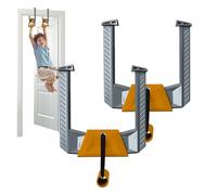 Bar du cadre de porte Chin-up - Gym portable léger, configuration sans outils | Équipement confortable de la poignée de poignée du bureau à domicile, utilisation des voyages, entraînement extérieur, b