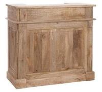 Bar en Bois 2 Tiroirs "Theodore" 120cm Naturel Marron G