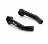 Bar-Ends VTT coudé XLC BE-01 noir mat - Aluminium 6061 T6 - Mixte