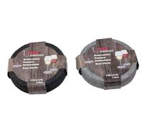 Bar Essentials Sous-verres en feutre 10 cm 6 pièces