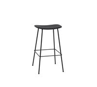 Bar fibre Tabouret 75 cm Noir / Noir Muuto - 5713295826204