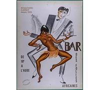 Bar Folie Africaine Josephine Baker Affiche Poster Reproduction - Format 50X70 cm Papier Luxe 300 GR - Vente du fichier numérique HD Possible Nous Consulter