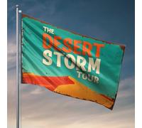 Bar For Man Cave Explore The Desert Storm Tour : Adventure Awaits! Drapeau décoratif pour dortoir universitaire (152 x 244 cm)