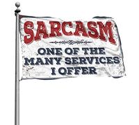 Bar For Man Cave Sarcasm One Of The Many Services I Offer Drapeau Drapeaux pour chambre de fille Décoration de balcon (152 x 244 cm)