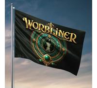 Bar For Man Cave Worbliner : The Enigmatic Guardian Of Ancient Secrets Flag Funny Decor For Bar Flags Decorative House Drapeaux (60 x 90 cm)