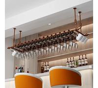 Bar Hanging Cafe Wine Bottles Racks, Moderne ÉTAGDAGE ÉTAL-PACILAGE des VINS Racks pour Affichage, Metal Mur MURD VIOTHER BITLE Groupe, étagères de Rangement flottantes Casses de vin suspendues