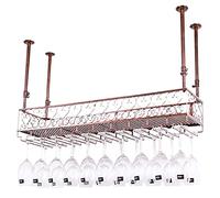 Bar Hanging Wine Rack, comptoir de bar à vin rétro créatif, étagère de rangement de vin à l'envers de style de style européen, porte-rangement réglable en hauteur, rouge, 60 * 25cm Octopus pieds