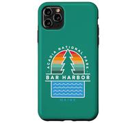 Bar Harbor Maine Acadia National Park Pin Tree Retro années 70 Coque pour iPhone 11 Pro Max