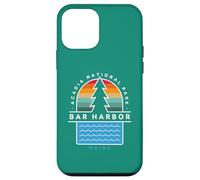 Bar Harbor Maine Acadia National Park Pin Tree Retro années 70 Coque pour iPhone 12 Mini