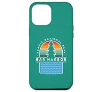 Bar Harbor Maine Acadia National Park Pin Tree Retro années 70 Coque pour iPhone 12 Pro Max
