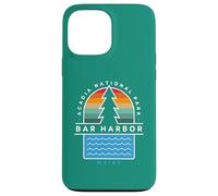 Bar Harbor Maine Acadia National Park Pin Tree Retro années 70 Coque pour iPhone 13 Pro Max