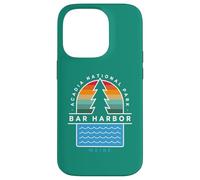 Bar Harbor Maine Acadia National Park Pin Tree Retro années 70 Coque pour iPhone 14 Pro