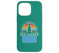 Bar Harbor Maine Acadia National Park Pin Tree Retro années 70 Coque pour iPhone 14 Pro Max