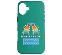 Bar Harbor Maine Acadia National Park Pin Tree Retro années 70 Coque pour iPhone 16 Plus