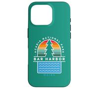 Bar Harbor Maine Acadia National Park Pin Tree Retro années 70 Coque pour iPhone 16 Pro