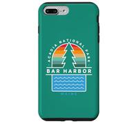 Bar Harbor Maine Acadia National Park Pin Tree Retro années 70 Coque pour iPhone 7 Plus/8 Plus
