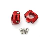 Bar Heighten Block Élévateurs De Guidon De Moto en Aluminium CNC, Pinces De Barre De Graisse Réglables Modèle De Moto Paire Universelle 1 1/8 "28mm Pontets Guidon(4)