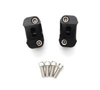 Bar Heighten Block Élévateurs De Guidon De Moto en Aluminium CNC, Pinces De Barre De Graisse Réglables Modèle De Moto Paire Universelle 1 1/8 "28mm Pontets Guidon(2)