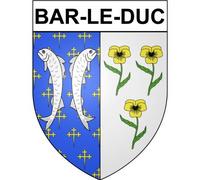 Bar-le-Duc 55 ville Stickers blason autocollant adhésif - Taille : 4 cm