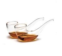Bar Lot de 2 verres type pipe à brandy originale