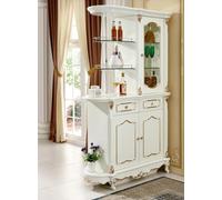 Bar maison Bar classique Étagère Séparation Armoire Vitrine Bois