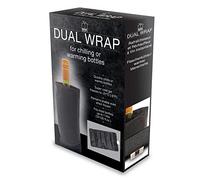Bar Originale Refroidisseur et réchaud pour bouteille de vin Dual Wrap Noir
