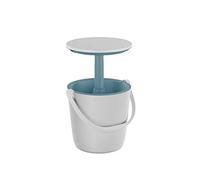Keter Glacière table Go Bar blanc et bleu océan 432441