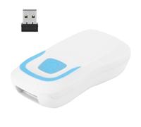 Bar Qr Scanner de Code d'écran 2.4G sans fil multifonction Express carte IC lecteur RFID dispositif de numérisation (blanc)