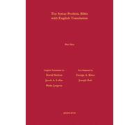 Bar Sira According to the Syriac Peshitta Version with English Translation