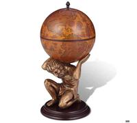 Bar sous forme de globe Atlas 42x42x85 cm - Cadre durable - design élégant(16286)