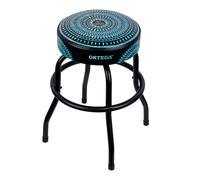 Ortega Guitars tabouret rembourré - Convient pour la scène, le bar, le studio, le showroom - Hauteur 61 cm - Kaléidoscope bleu (OBS24-BLKC)