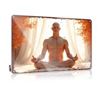 Bar Stuff For Man Cave Peaceful Meditation : A Digital Artwork Of Serenity And Inner Bala Plaque en étain vintage Décor rétro (30 x 40 cm)