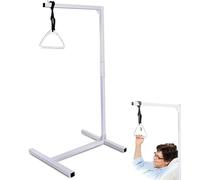 Bar trapèze pour la mobilité du lit Barre pour Levage de lit Aide à Support au Sol Hauteur réglable de 1,5 à 2,1 m pour déplacement de Patients dans Les établissements de Soins Infirmiers