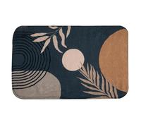 BAr127 Tapis de bain doux en flanelle pour salle de bain, chambre à coucher, cuisine - Lavable en machine - Motif petites et grandes tailles - BAr127 (D, 150 cm)