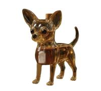 BAr358 Bouteille d'alcool en verre décorative pour restaurant, salle à manger, anniversaire, père, mari - 300 ml - Blanc - 19 x 16 cm