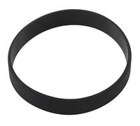 Barabesty Bracelet élastique en caoutchouc de silicone Noir