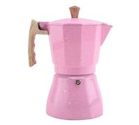 Barabesty Cafetière italienne à moka Cafetière à café cafetière italienne Cafetière percolateur 300 ml Rose