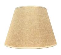 Barabesty Lampe de table Abat-jour Accessoires E27 Lampe de Chevet Lampe Murale Lampadaire Abat-jour Tissu Diamètre inférieur 30 cm Jaune