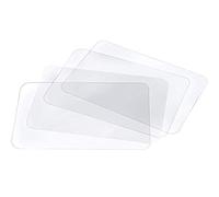 Barabesty Lot de 8 sets de table transparents lavables pour la chaleur et non la cuisine