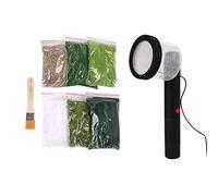 Barabesty Mini applicateur de flocage électrostatique portable / herbe statique/flocage statique, fonctionne avec piles