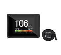 Barabesty Pour voiture A203 OBD2 Ordinateur de bord numérique Affichage de la vitesse de consommation Jauge OBD2 Scanner