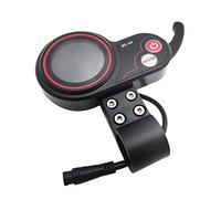 Barabesty QS-S4 48V-60V Pouce Accélérateur LCD Affichage Mètre pour Zero 8 9 10 8X 10X Scooter Électrique 6PIN Affichage Accessoires