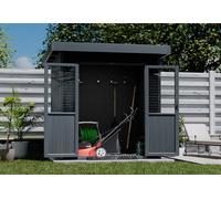 Barac Abri de jardin en bois composite 28 mm Onyx - 4 m² - 18-744004