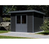 Barac Abri de jardin en bois composite 28 mm Onyx - 9 m² - 18-744028