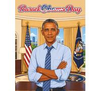 Barack Obama: Celebrate Obama Day on August 4th with this African American coloring book specifically designed for Black Adults.