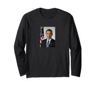 Barack Obama Photo 44e Président POTUS Patriotique Démocrate Manche Longue